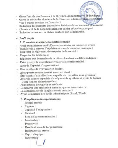 Visuel de l'offre Assistant Administratif et Juridique
