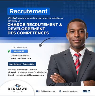 Visuel de l'offre Chargé Recrutement et Développement des Compétences