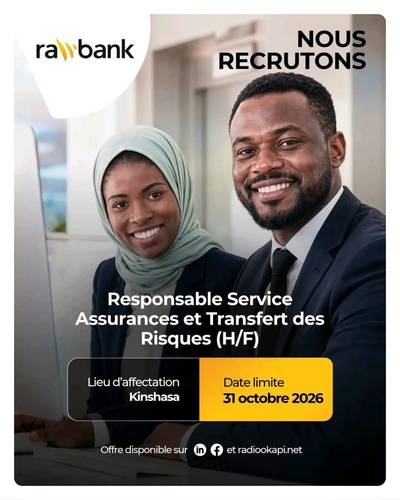 Visuel de l'offre Responsable Service Assurances et Transfert des Risques