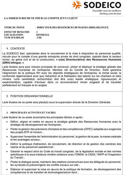 Visuel de l'offre Magasinier Principal